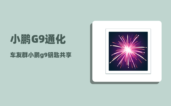小鹏G9通化车友群_小鹏g9钥匙共享怎么看到停车位置-图1