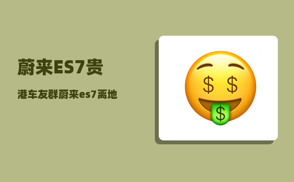 蔚来ES7贵港车友群_蔚来es7离地间隙-图1