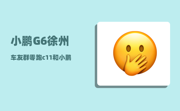 小鹏G6徐州车友群_零跑c11和小鹏g6哪个好-图1