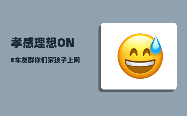 孝感理想ONE车友群_你们家孩子上网课时是什么样子的-图1