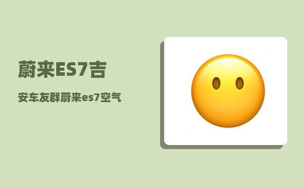 蔚来ES7吉安车友群_蔚来es7真实续航实测-图1