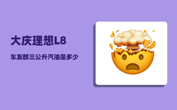 大庆理想L8车友群_三公升汽油是多少升-图1