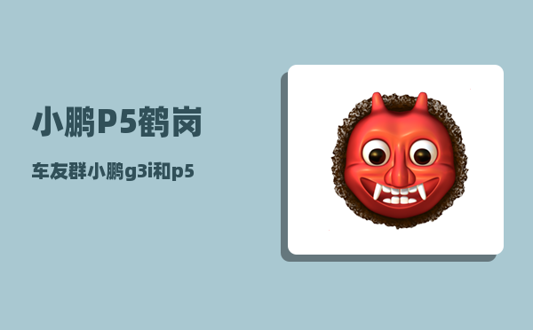 小鹏P5鹤岗车友群_小鹏g3i和p5哪个性价比高-图1