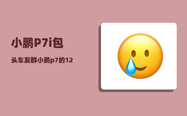 小鹏P7i包头车友群_小鹏p7的12v蓄电池在什么地方-图1