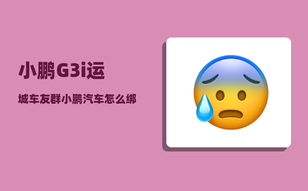 小鹏G3i运城车友群_小鹏汽车怎么绑定-图1