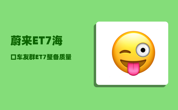 蔚来ET7海口车友群_ET7整备质量-图1