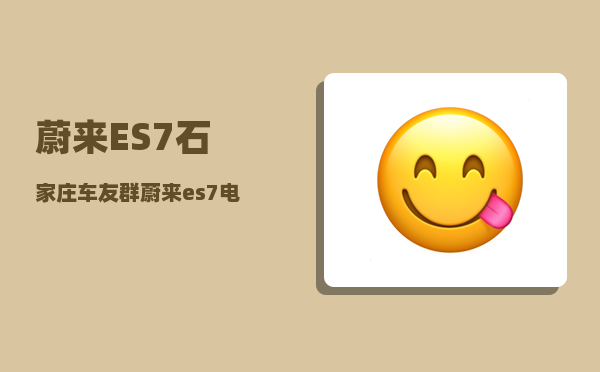 蔚来ES7石家庄车友群_蔚来es7充电功率-图1