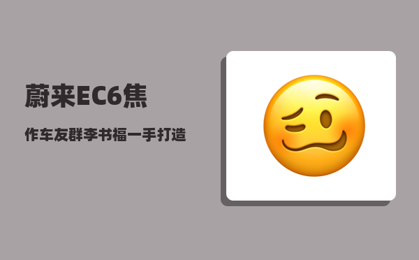 蔚来EC6焦作车友群_李书福一手打造的汽车巨头崛起了吗-图1