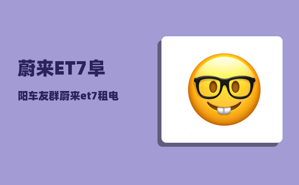 蔚来ET7阜阳车友群_蔚来et7租电池方案-图1