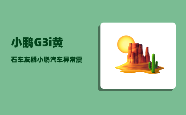 小鹏G3i黄石车友群_小鹏汽车异常震动-图1