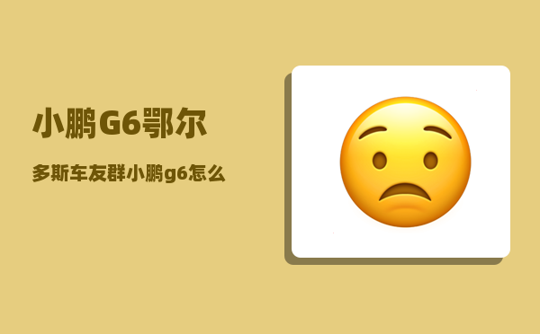 小鹏G6鄂尔多斯车友群_小鹏g6怎么拿到最多优惠权益-图1