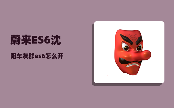 蔚来ES6沈阳车友群_es6怎么开-图1