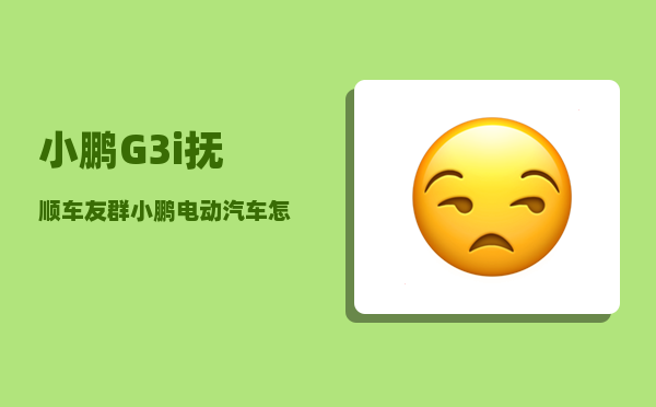 小鹏G3i抚顺车友群_小鹏电动汽车怎样设置蓝牙钥匙-图1