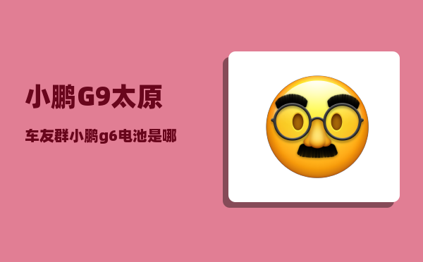 小鹏G9太原车友群_小鹏g6电池是哪个公司生产的-图1