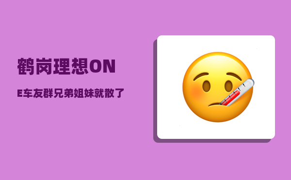 鹤岗理想ONE车友群_兄弟姐妹就散了基本不来往了-图1