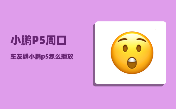 小鹏P5周口车友群_小鹏p5怎么播放usb音乐-图1