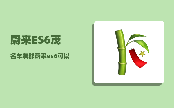 蔚来ES6茂名车友群_蔚来es6怎么完成辅助驾驶安全培训-图1