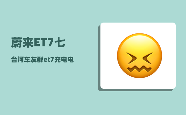 蔚来ET7七台河车友群_et7充电电压-图1