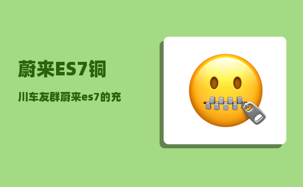 蔚来ES7铜川车友群_蔚来es7的充换电选择-图1