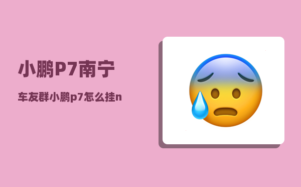 小鹏P7南宁车友群_小鹏p7怎么挂n挡-图1