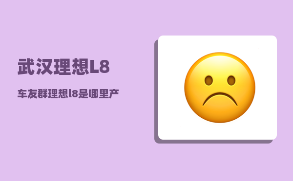 武汉理想L8车友群_理想l8是哪里产的-图1