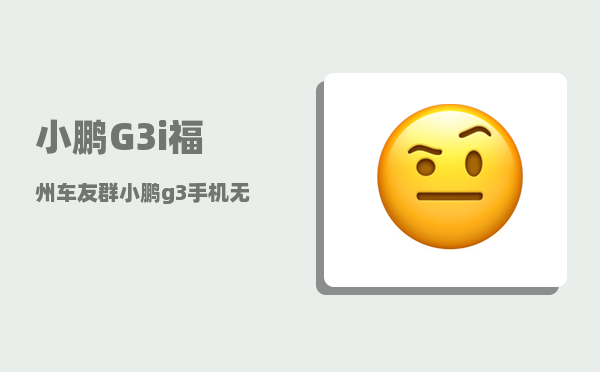 小鹏G3i福州车友群_小鹏g3手机无线充电怎么使用-图1