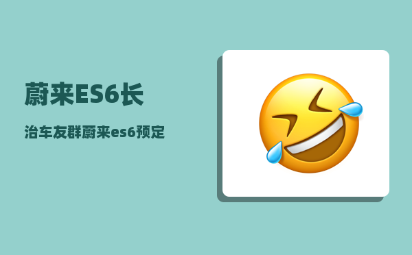 蔚来ES6长治车友群_蔚来es6预定金可以退吗-图1
