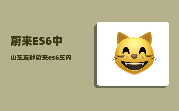 蔚来ES6中山车友群_蔚来es6怎么熄火-图1