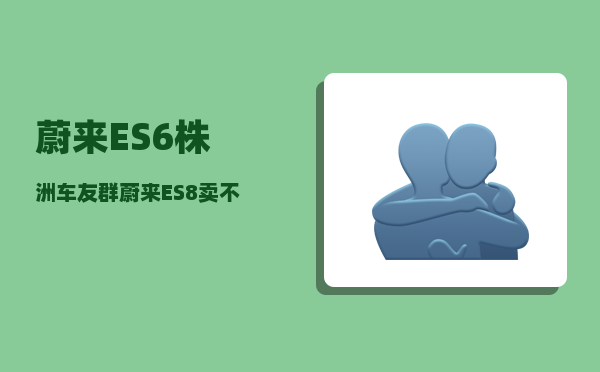 蔚来ES6株洲车友群_蔚来ES8卖不动了吗-图1