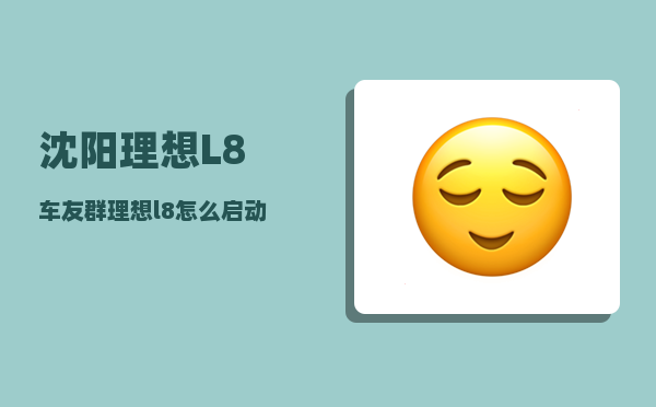 沈阳理想L8车友群_理想l8怎么启动-图1