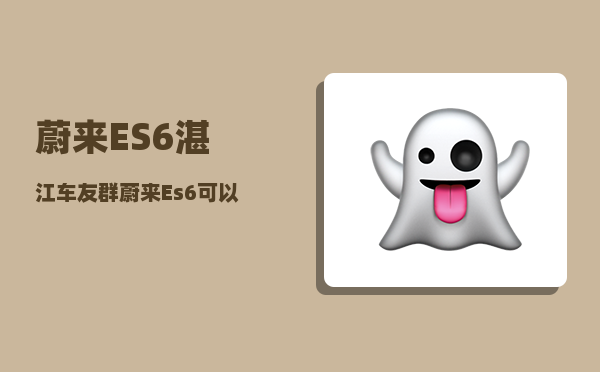 蔚来ES6湛江车友群_蔚来Es6可以充电吗-图1