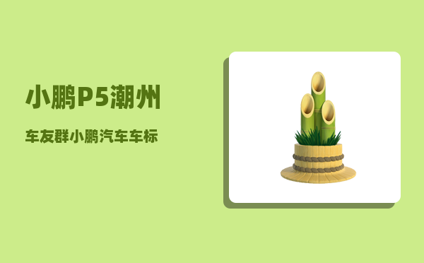 小鹏P5潮州车友群_小鹏汽车车标-图1