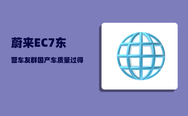 蔚来EC7东营车友群_国产车质量过得去的有影响力的是否就这五款-图1