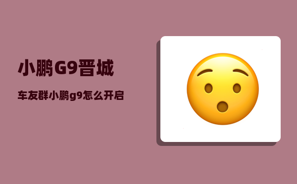 小鹏G9晋城车友群_小鹏g9怎么开启副驾女王模式-图1