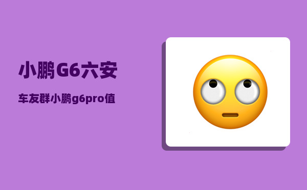 小鹏G6六安车友群_小鹏g6pro值得买吗-图1