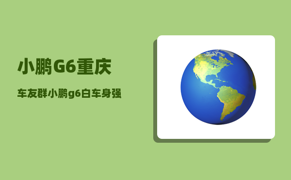 小鹏G6重庆车友群_小鹏g6白车身强度-图1