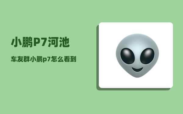 小鹏P7河池车友群_小鹏p7怎么看到电池百分比-图1