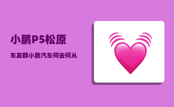 小鹏P5松原车友群_小鹏汽车何去何从-图1