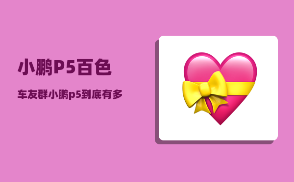 小鹏P5百色车友群_小鹏p5到底有多智能-图1