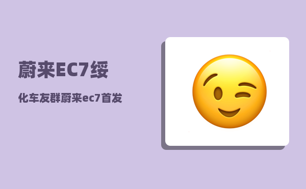 蔚来EC7绥化车友群_蔚来ec7首发版跟普通版-图1
