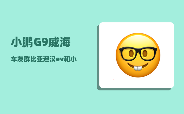 小鹏G9威海车友群_比亚迪汉ev和小鹏g9哪个好-图1