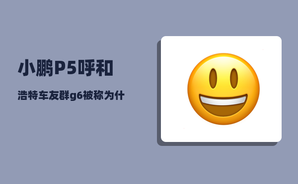 小鹏P5呼和浩特车友群_g6被称为什么-图1