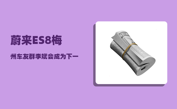 蔚来ES8梅州车友群_李斌会成为下一个乔布斯吗-图1
