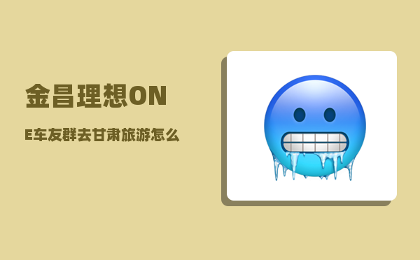 金昌理想ONE车友群_去甘肃旅游怎么样-图1