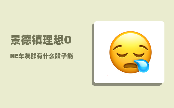 景德镇理想ONE车友群_有什么段子能拯救不开心-图1