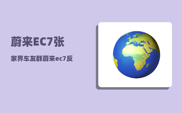 蔚来EC7张家界车友群_蔚来ec7反光镜车衣怎么贴-图1