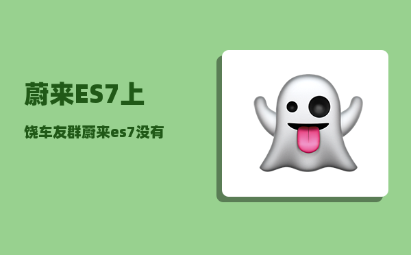 蔚来ES7上饶车友群_蔚来es7天窗能贴膜吗-图1