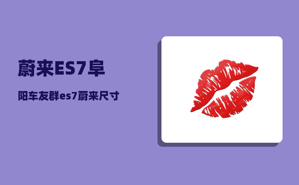 蔚来ES7阜阳车友群_es7蔚来尺寸-图1