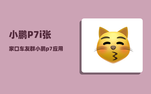 小鹏P7i张家口车友群_小鹏p7应用自启哪里设置-图1