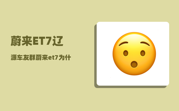 蔚来ET7辽源车友群_蔚来et7为什么卖不动-图1